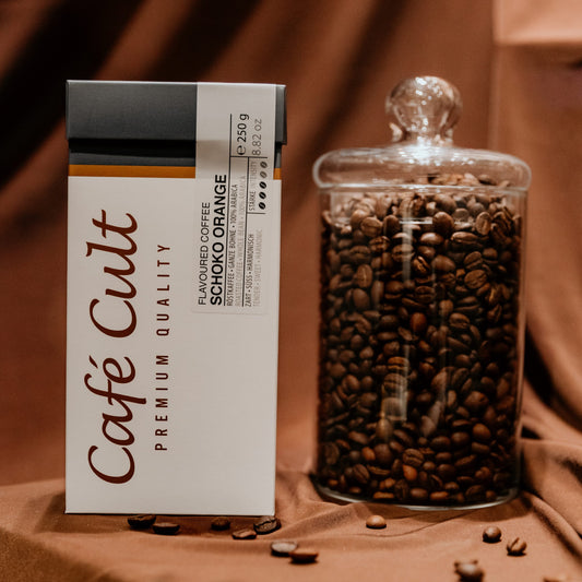 Caffè aromatizzato CIOCCOLATO E ARANCIA - 250 gr caffè in grani