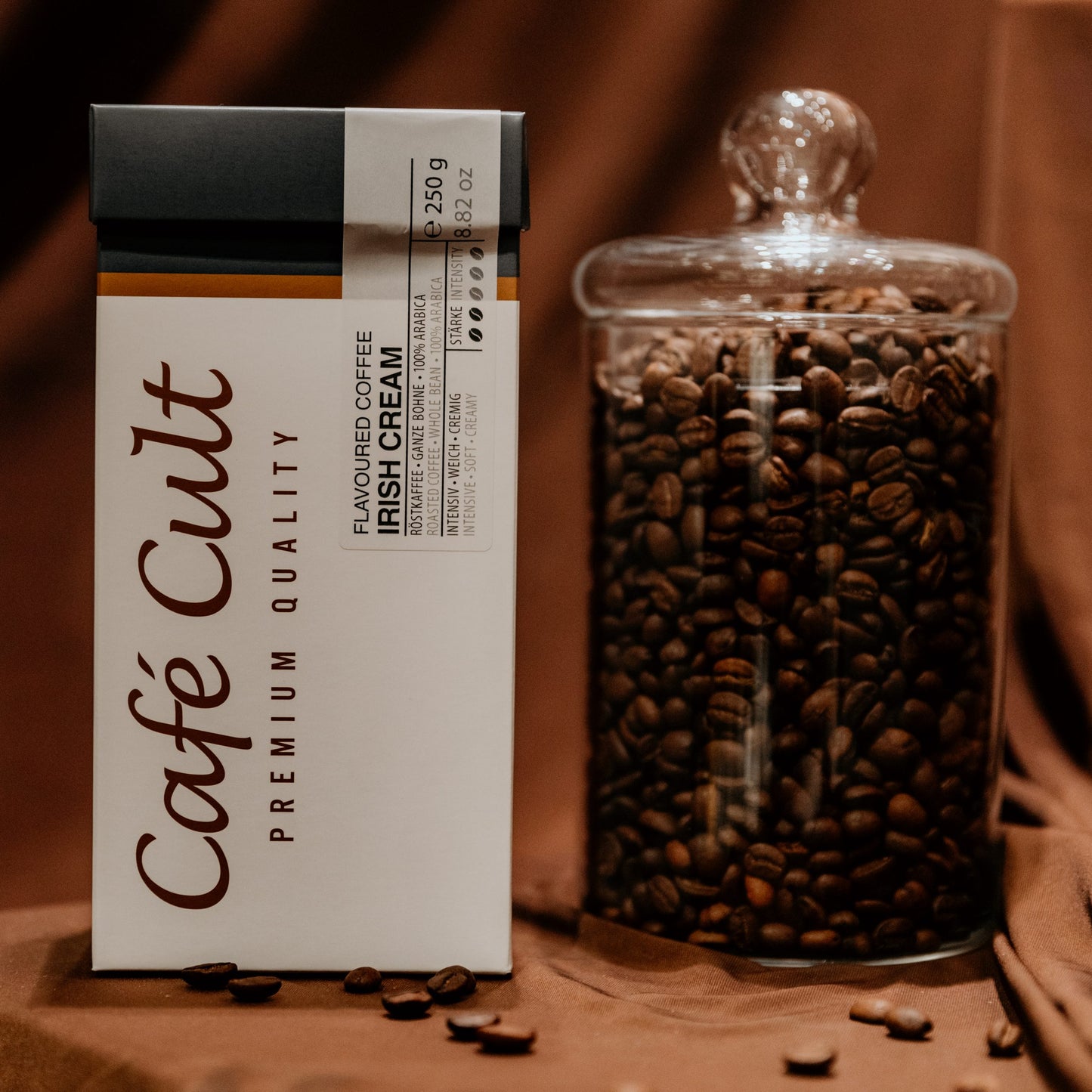 Caffè aromatizzato IRISH CREAM - 250 gr caffè macinato Moka